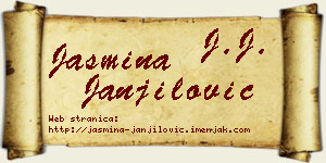 Jasmina Janjilović vizit kartica